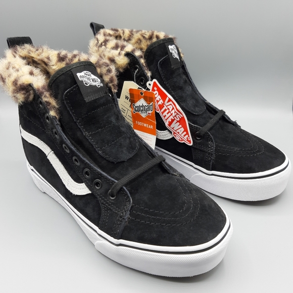 vans leopard fur